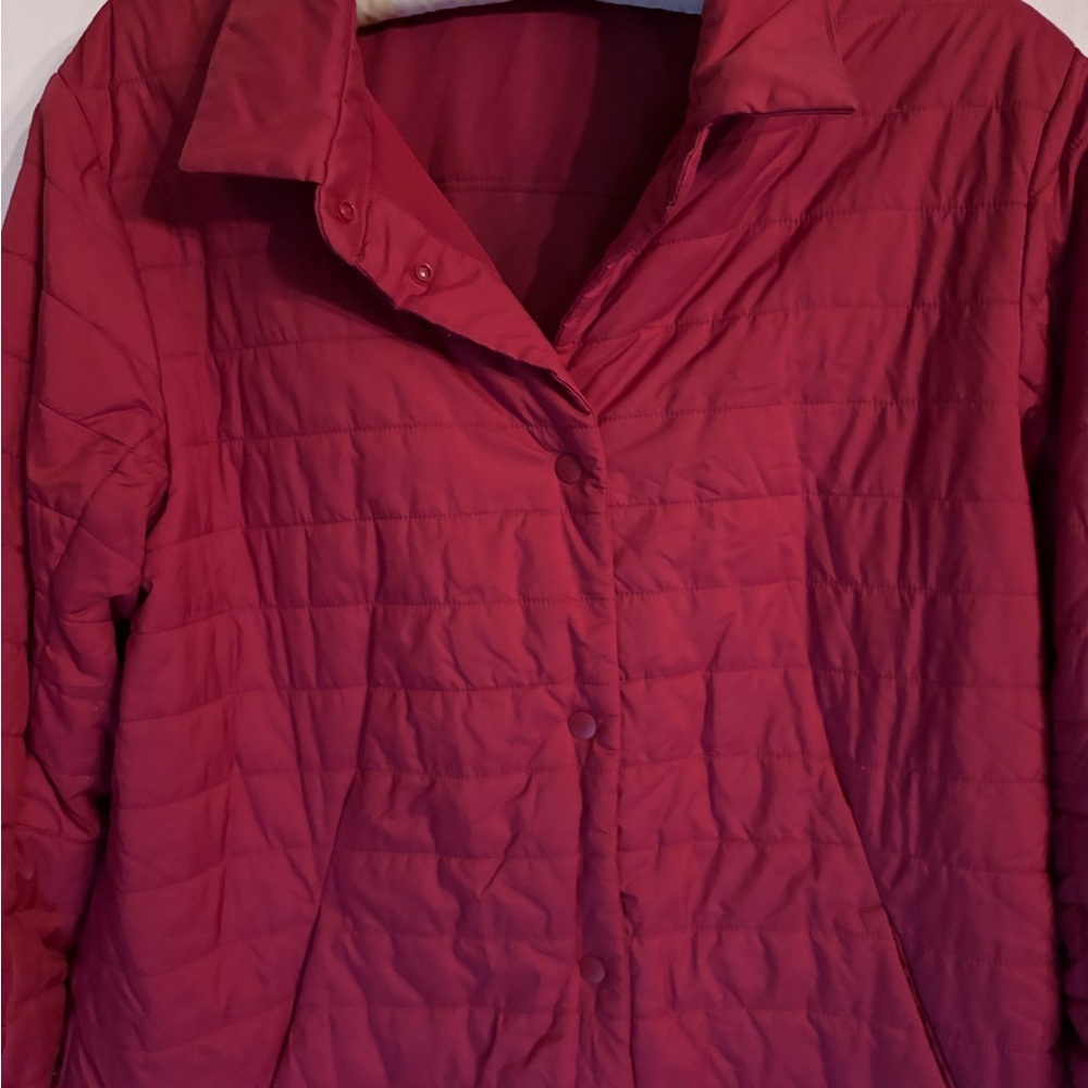 Lululemon Puffer Jacket 'Switch Please' REVERSIBLE Pink Size L - Picture 3 of 9